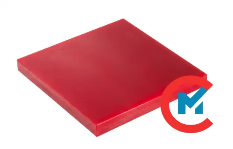 Полиуретан пластина красная 10x500x500x3.1 ТУ 2292-003-45130869-2004